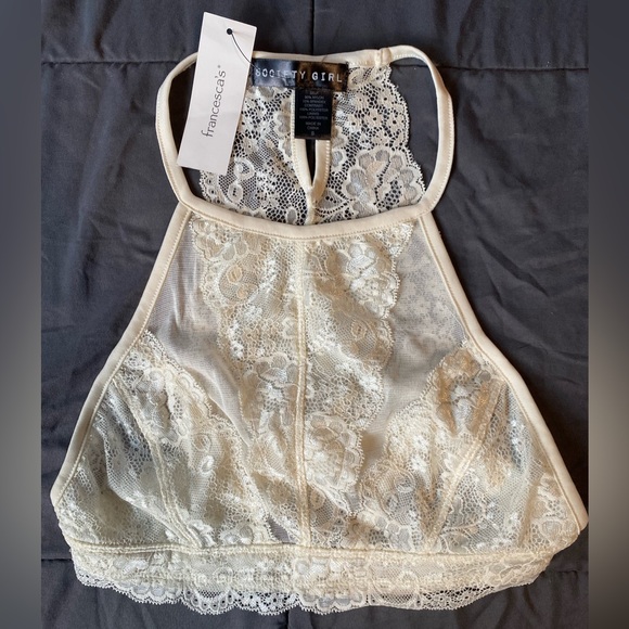 Cream Francesca’s bralet/bra - Picture 2 of 5